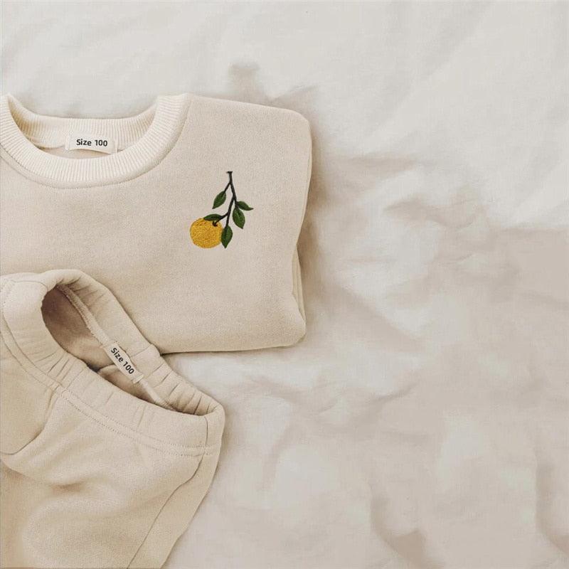2 Pcs Cozy Sweater & Pants Set - Sweet Lemon Baby 