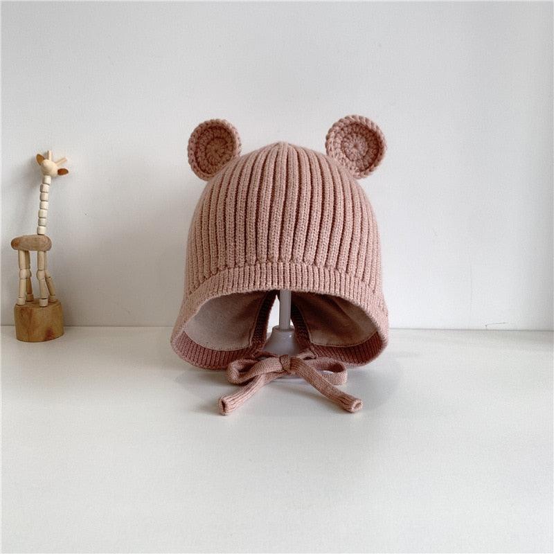 Baby Bear Knitted Hat - Sweet Lemon Baby 