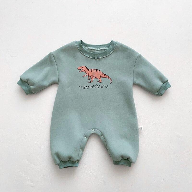Baby Boy Dinosaur Romper - Sweet Lemon Baby 