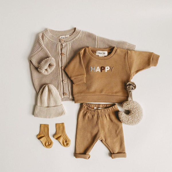 Baby Boy Sweater & Pants Set - Sweet Lemon Baby 