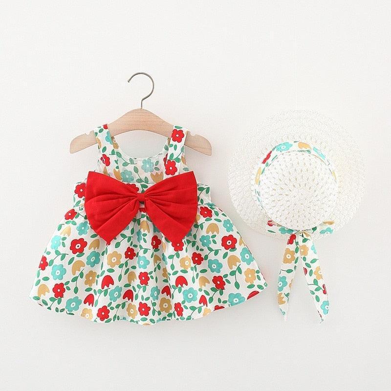 Baby Girl Sleeveless Summer Dress - Sweet Lemon Baby 