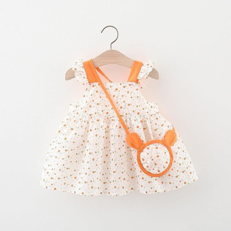 Baby Girl Sleeveless Summer Dress - Sweet Lemon Baby 