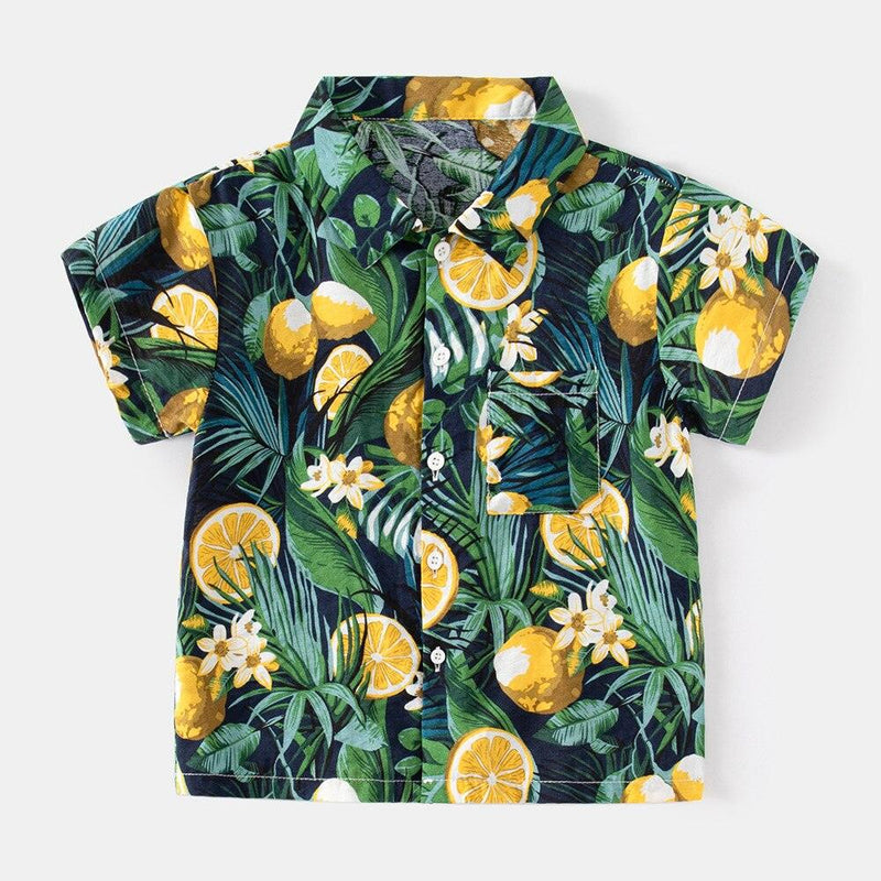 Boy Summer Shirt - Sweet Lemon Baby 