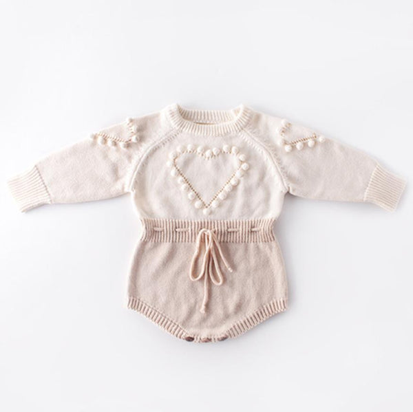 Knitted Baby Jumpsuit - Sweet Lemon Baby 