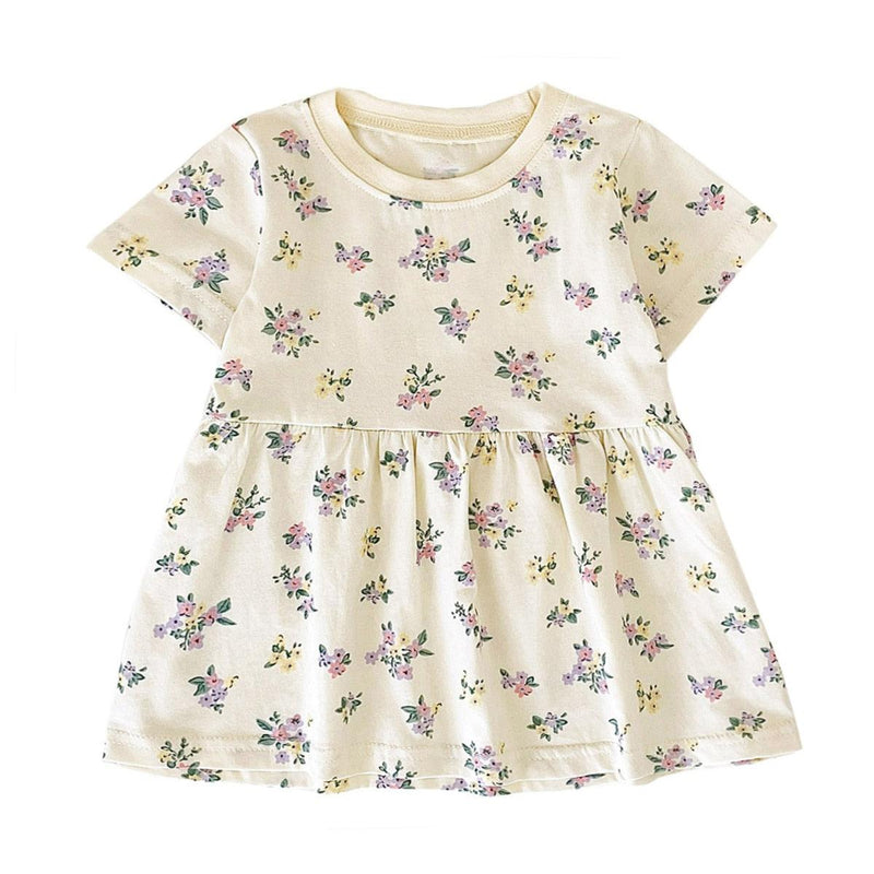 Short Sleeve Floral Summer Dress - Sweet Lemon Baby 